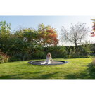 EXIT InTerra ebenerdige sports Trampolin &oslash;244cm - schwarz