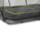 EXIT Silhouette Bodentrampolin 214x305cm mit Sicherheitsnetz - schwarz