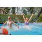 EXIT Stone Pool ø427x122cm mit Sandfilterpumpe und Abdeckung - grau
