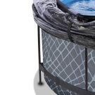 EXIT Stone Pool &oslash;360x122cm mit Sandfilterpumpe und Abdeckung - grau