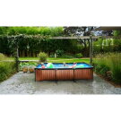 EXIT Stone Pool 300x200x65cm mit Filterpumpe - grau