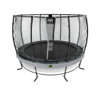 EXIT Elegant Premium Trampolin ø427cm mit Deluxe Sicherheitsnetz - grau