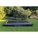 EXIT Silhouette Bodentrampolin 244x366cm - schwarz