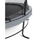 EXIT Elegant Trampolin ø366cm mit Economy Sicherheitsnetz - grau