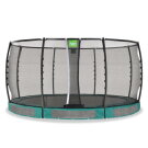 EXIT Allure Premium Bodentrampolin ø427cm - grün