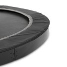 EXIT InTerra ebenerdige sports Trampolin ø427cm - schwarz