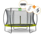 EXIT Silhouette Trampolin ø305cm - grün + gratis Zubehörset