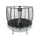 EXIT Elegant Premium Trampolin ø253cm mit Deluxe Sicherheitsnetz - grau