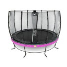 EXIT Elegant Trampolin ø427cm mit Economy Sicherheitsnetz - lila