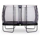 EXIT Elegant Trampolin 244x427cm mit Economy Sicherheitsnetz - schwarz