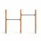 EXIT Linea 85 Doppel-Holz-Reckstange | Douglas-Holz