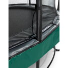 EXIT Elegant Premium Trampolin ø427cm mit Deluxe Sicherheitsnetz - grün