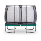 EXIT Elegant Trampolin 214x366cm mit Economy Sicherheitsnetz - grün