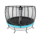 EXIT Elegant Premium Trampolin ø427cm mit Deluxe Sicherheitsnetz - blau