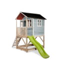 EXIT Loft 500 Holzspielhaus - blau