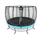 EXIT Elegant Premium Trampolin ø366cm mit Deluxe Sicherheitsnetz - blau