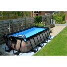 EXIT Stone Pool 400x200x100cm mit Filterpumpe - grau