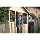 EXIT Panorama 300 Holzspielhaus mit Rutsche