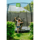 EXIT Silhouette Bodentrampolin ø366cm mit Sicherheitsnetz - schwarz