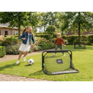 EXIT Pico st&auml;hlernes Fu&szlig;balltor 90x60cm (Set van 2) - schwarz