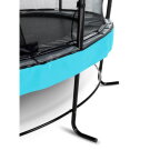 EXIT Elegant Premium Trampolin ø305cm mit Deluxe Sicherheitsnetz - blau