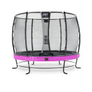 EXIT Elegant Premium Trampolin ø305cm mit Deluxe Sicherheitsnetz - lila