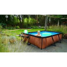 EXIT Stone Pool 300x200x65cm mit Filterpumpe - grau