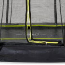 EXIT Silhouette Bodentrampolin 244x366cm mit Sicherheitsnetz - schwarz