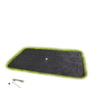 EXIT ebenerdiges Trampolin Abdeckplane rechteckig 214x305cm