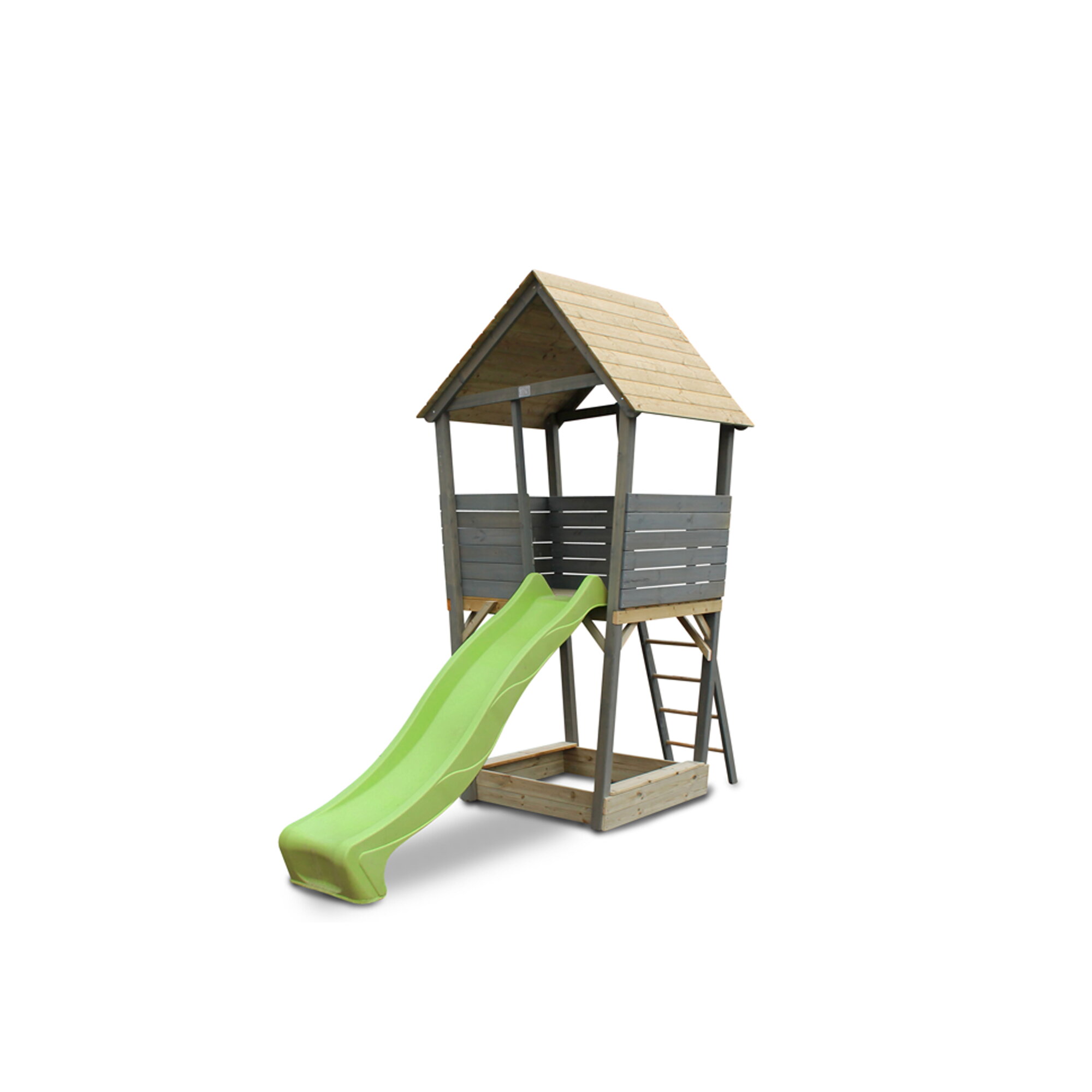 EXIT Aksent Holzspielturm - grau | EXIT Toys