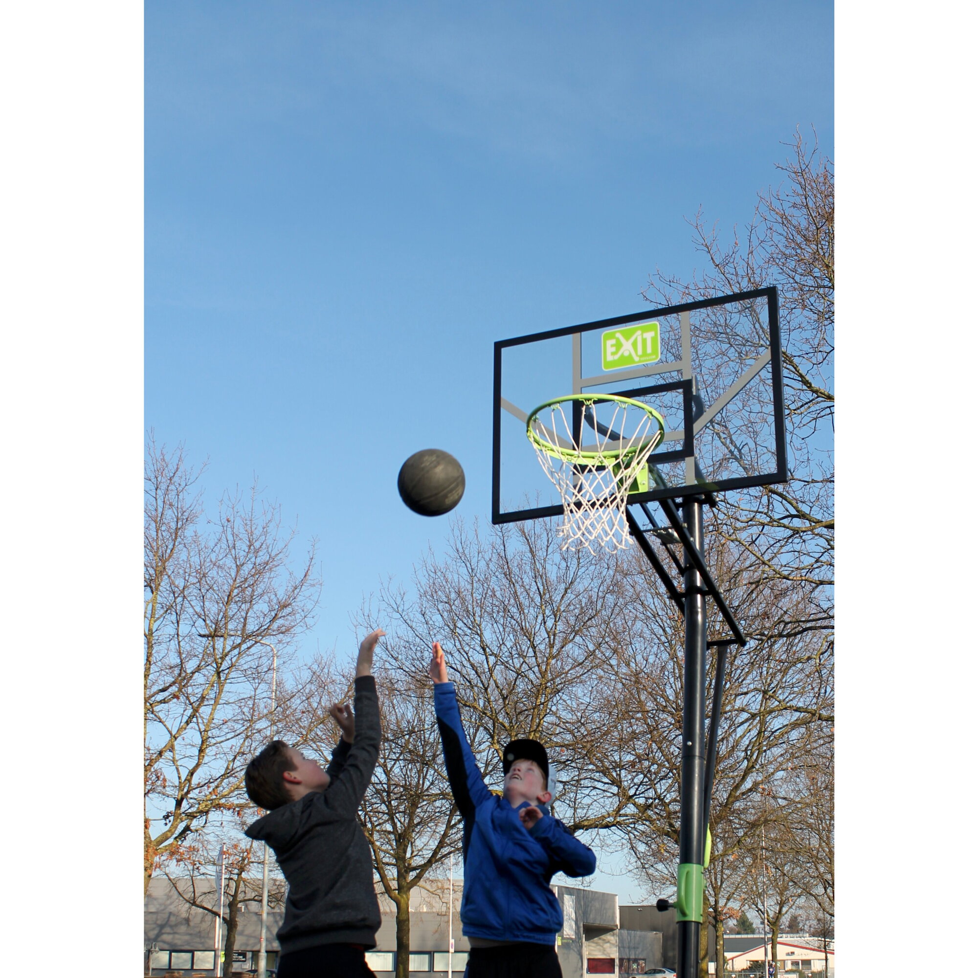 HOMCOM Basketballkorb, Indoor & Outdoor Mit 46  Produktbild-Vorschau 4