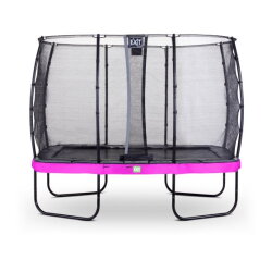 EXIT Elegant Trampolin 214x366cm mit Economy Sicherheitsnetz - lila