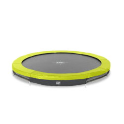 EXIT Silhouette sports Bodentrampolin ø305cm - grün