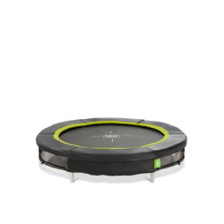EXIT Silhouette sports Bodentrampolin ø183cm - schwarz