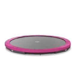 EXIT Silhouette sports Bodentrampolin ø427cm - rosa