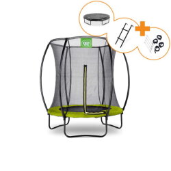 EXIT Silhouette Trampolin ø183cm - grün + gratis Zubehörset
