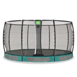 EXIT Allure Premium Bodentrampolin &oslash;427cm - gr&uuml;n