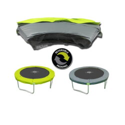 EXIT Schutzrand Twist Trampolin ø244cm - grün/grau