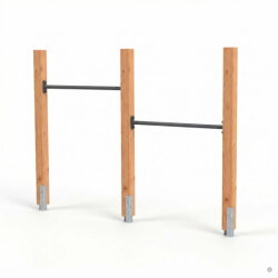 EXIT Linea 85 Doppel-Holz-Reckstange | Douglas-Holz