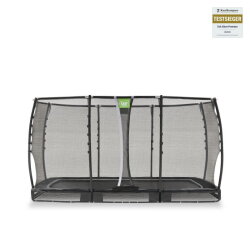 EXIT Allure Premium Bodentrampolin 214x366cm - schwarz