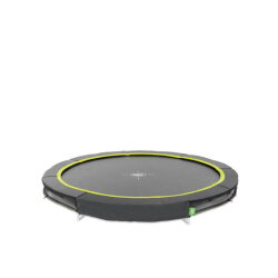 EXIT Silhouette sports Bodentrampolin ø244cm - schwarz