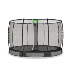 EXIT Allure Premium Bodentrampolin ø366cm - schwarz