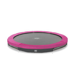 EXIT Silhouette sports Bodentrampolin ø305cm - rosa