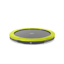 EXIT Silhouette sports Bodentrampolin ø244cm - grün