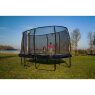 EXIT Allure Classic Trampolin 244x427cm - schwarz