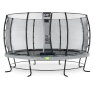 EXIT Elegant Trampolin ø427cm mit Economy Sicherheitsnetz - grau