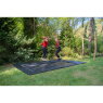 EXIT Dynamic ebenerdiges sports Trampolin 305x519cm - schwarz