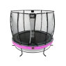 EXIT Elegant Premium Trampolin ø305cm mit Deluxe Sicherheitsnetz - lila