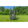 EXIT Tiggy junior Trampolin mit Sicherheitsnetz ø140cm - schwarz/grau