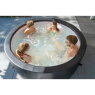 EXIT Leather Premium Whirlpool (4 Personen) - schwarz